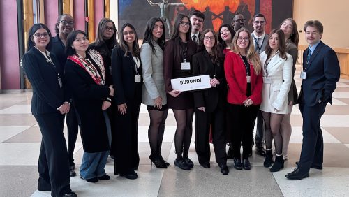 Premier prix à la Simulation de l’ONU 2026